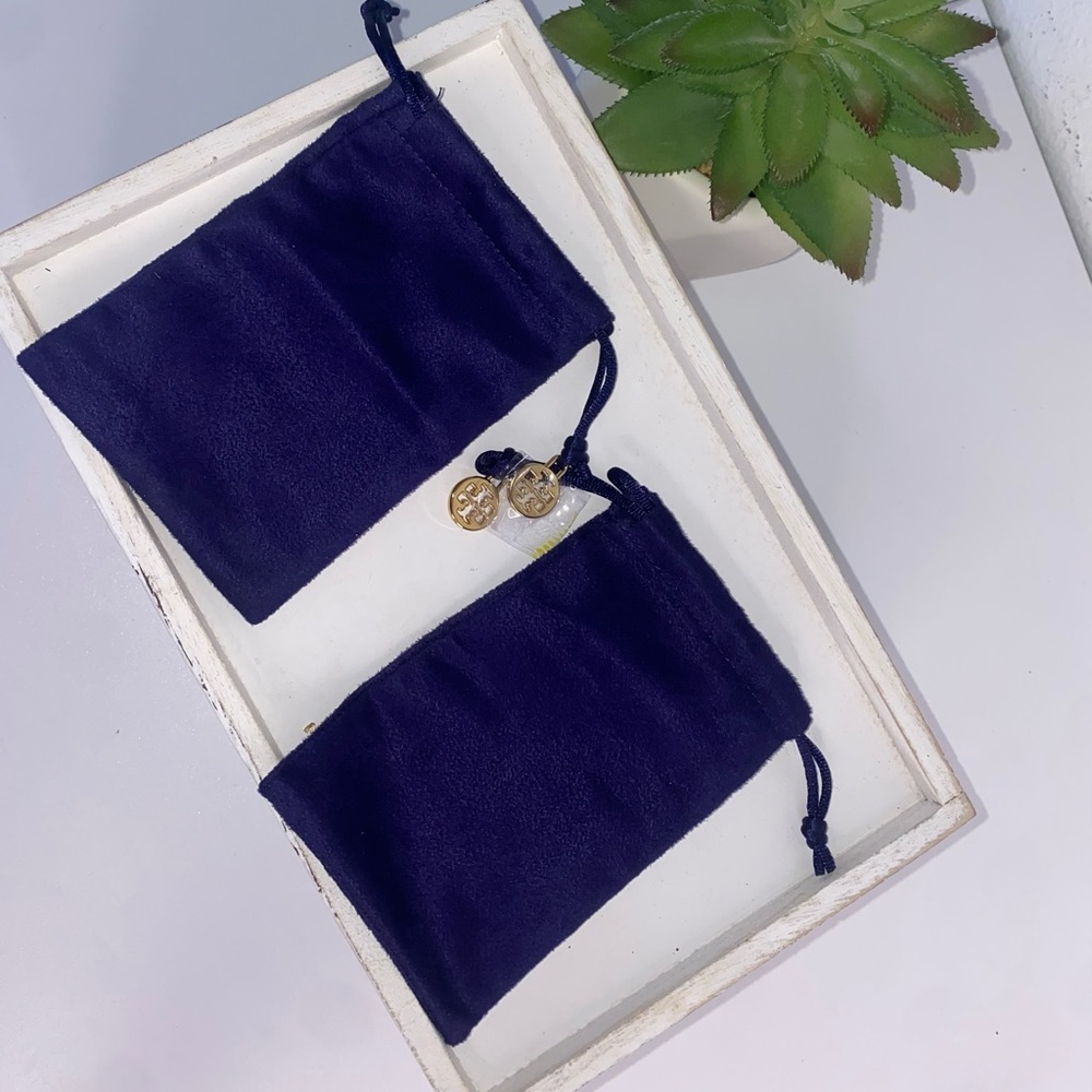 2 Tory Burch Purple Jewelry Bags